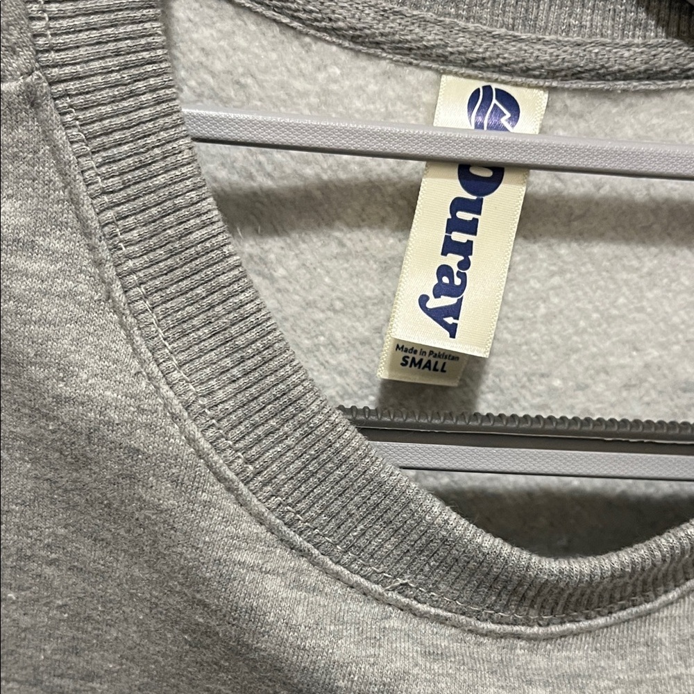 Gray Cropped Sweatshirt - Picture 2 of 3